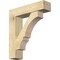 Ekena Millwork Balboa Block Rough Sawn Bracket w/ Offset Brace, Douglas Fir, 8"W x 32"D x 36"H BKT0806X32X36BOA05RDF - alternate 1